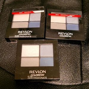 Revlon Colorstay 528 Eyeshadow Quad Set of three NEW
